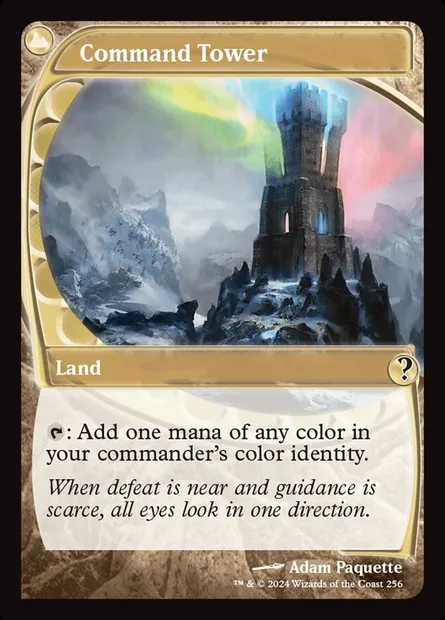 Tour de commandement, carte Magic MB2 256 — extension Mystery Booster 2