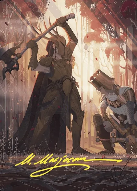 Karmic Justice // Karmic Justice, carte Magic AWOE 62 — extension Wilds of Eldraine Art Series