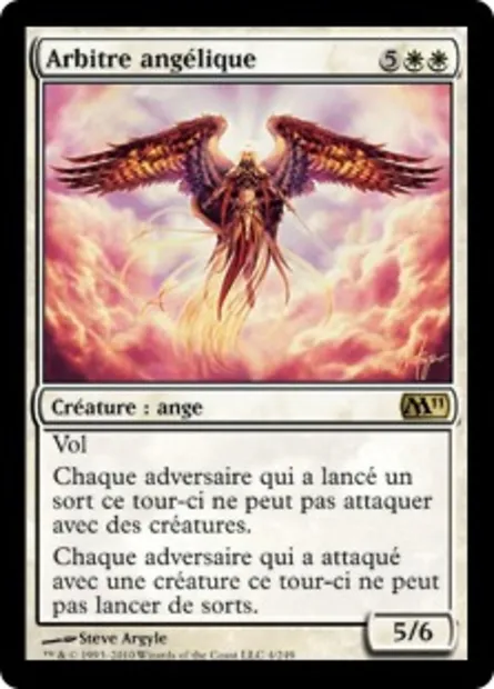 Arbitre angélique, carte Magic M11 4 — extension Magic 2011