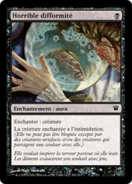Horrible difformité, carte Magic ISD 103 — extension Innistrad
