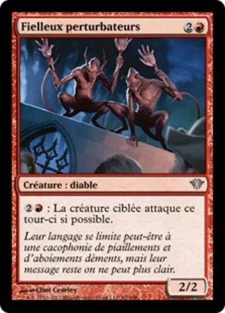 Fielleux perturbateurs, carte Magic DKA 92 — extension Obscure Ascension