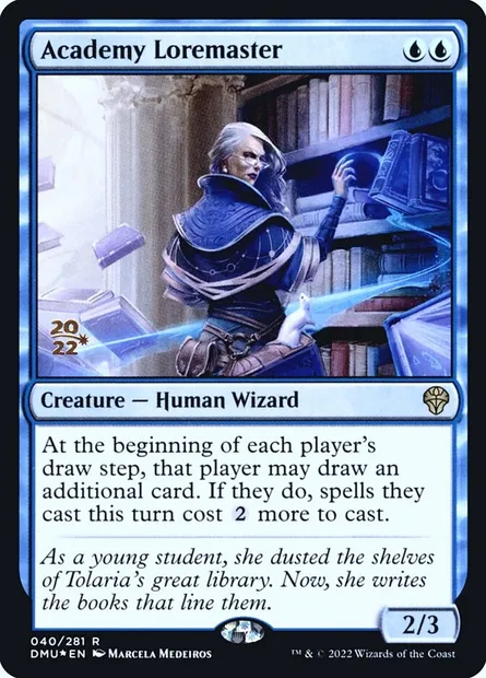 Academy Loremaster, Magic card PDMU 40s — Dominaria United Promos set