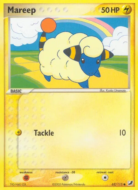 Mareep, Pokémon card UF 62 — Unseen Forces set