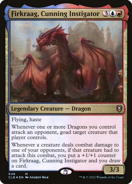 Firkraag, Cunning Instigator, Magic card CLB 648 — Commander Legends: Battle for Baldur's Gate set