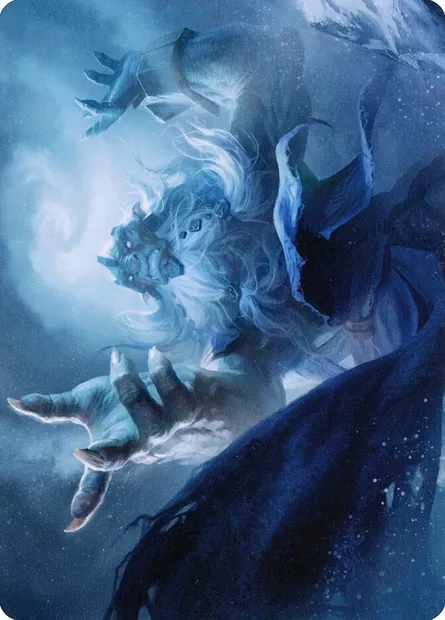 Cyclone Summoner // Cyclone Summoner, carte Magic AKHM 13 — extension Kaldheim Art Series