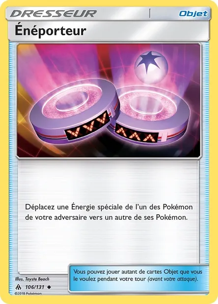 Énéporteur, carte Pokémon FLI 106 — extension Lumière Interdite