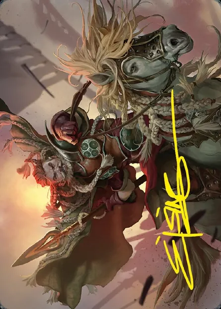 Éomer of the Riddermark // Éomer of the Riddermark, Magic card ALTR 9 — Tales of Middle-earth Art Series set