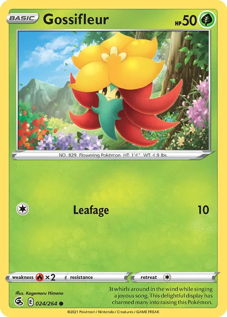 Gossifleur, Pokémon card FST 24 — Fusion Strike set
