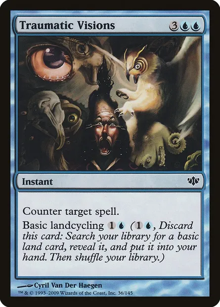Traumatic Visions, Magic card CON 36 — Conflux set