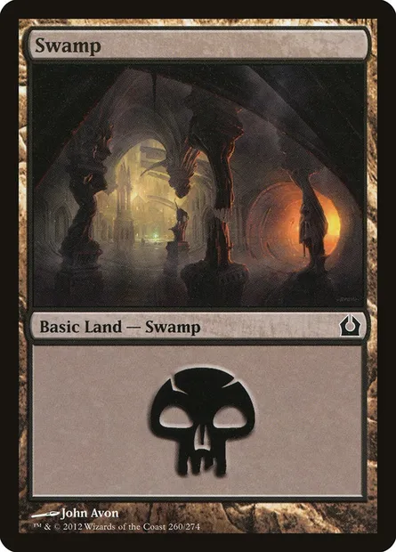 Swamp, Magic card RTR 260 — Return to Ravnica set