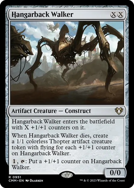 Hangarback Walker, Magic card CMM 951 — Commander Masters set