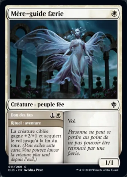 Mère-guide faerie // Don des faes, carte Magic ELD 11 — extension Throne of Eldraine