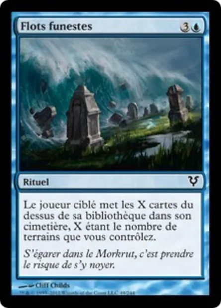 Flots funestes, carte Magic AVR 49 — extension Avacyn ressuscitée