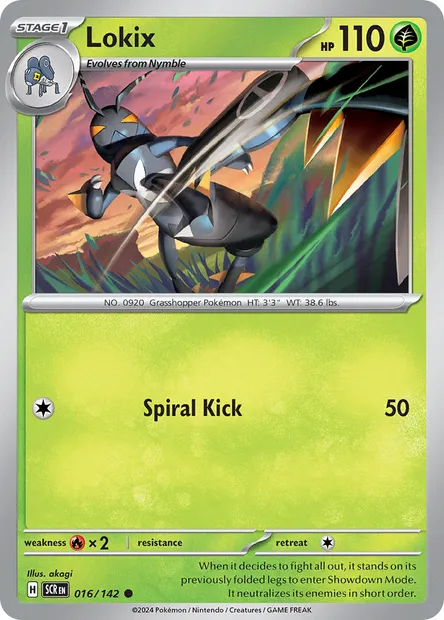Lokix, Pokémon card SCR 016 — Stellar Crown set