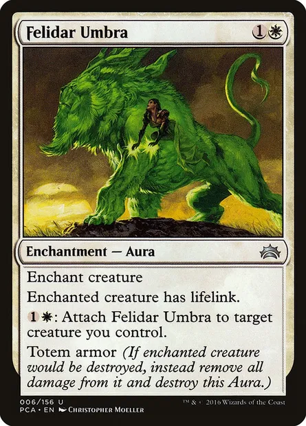 Felidar Umbra, Magic card PCA 6 — Planechase Anthology set