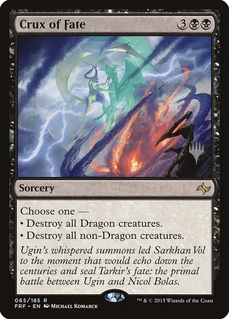 Pivot du destin, carte Magic PFRF 65p — extension Fate Reforged Promos