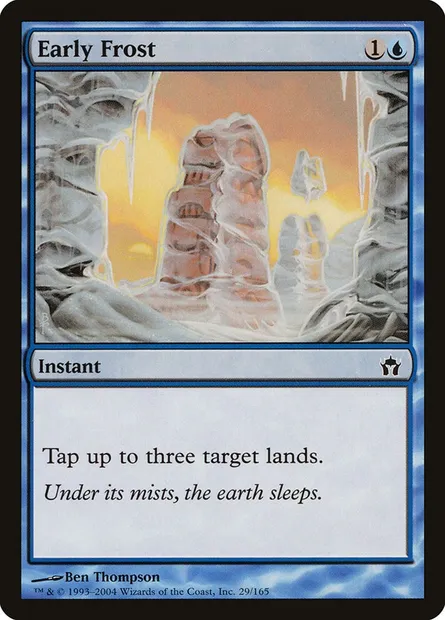 Early Frost, Magic card 5DN 29 — Fifth Dawn set