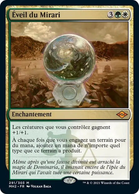Éveil du Mirari, carte Magic MH2 291 — extension Horizons du Modern 2