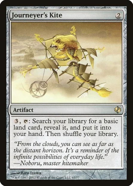 Journeyer's Kite, Magic card DDI 65 — Duel Decks: Venser vs. Koth set