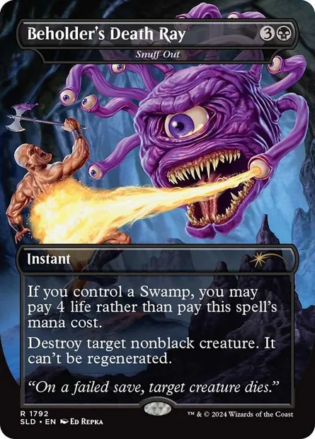 Dégommage, carte Magic SLD 1792 — extension Secret Lair Drop