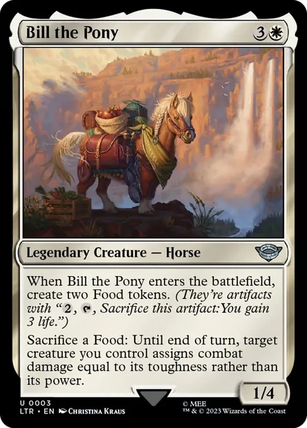 Bill the Pony, Magic card LTR 3 — The Lord of the Rings: Tales of Middle-earth set