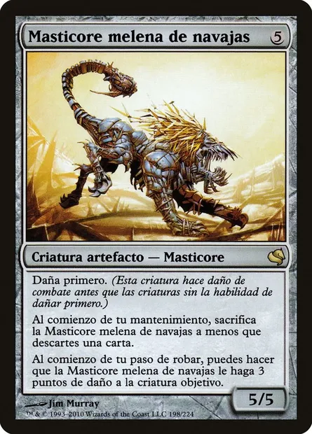Razormane Masticore, Magic card PS11 198 — Salvat 2011 set