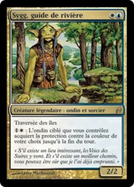 Sygg, guide de rivière, carte Magic LRW 251 — extension Lorwyn