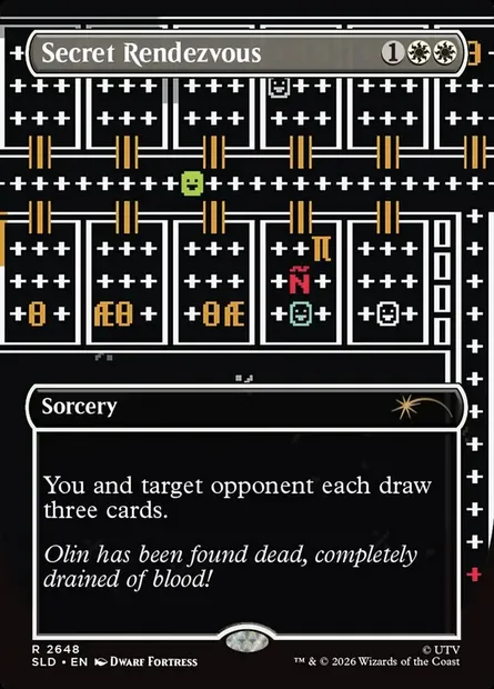 Secret Rendezvous, Magic card SLD 2648 — Secret Lair Drop set