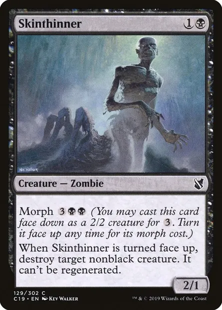 Skinthinner, Magic card C19 129 — Commander 2019 set