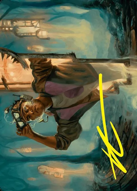 House Cartographer // House Cartographer, Magic card ADSK 15 — Duskmourn: House of Horror Art Series set