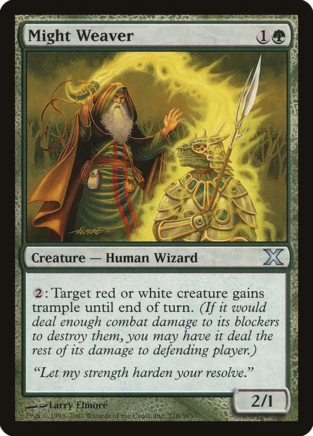 Might Weaver, Magic card 10E 278 — Tenth Edition set