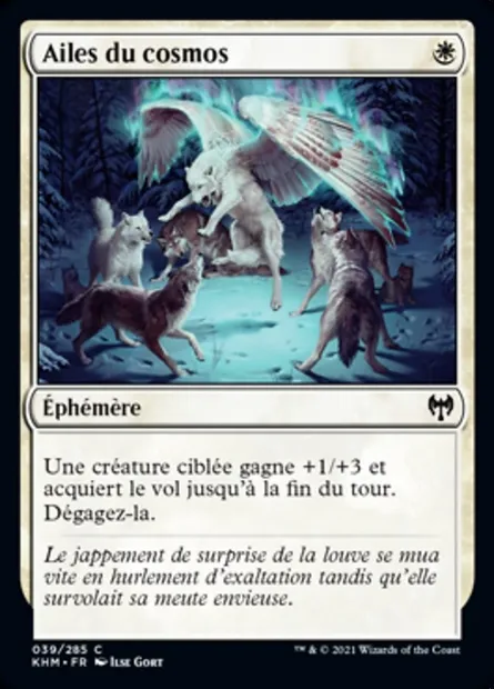 Ailes du cosmos, carte Magic KHM 39 — extension Kaldheim