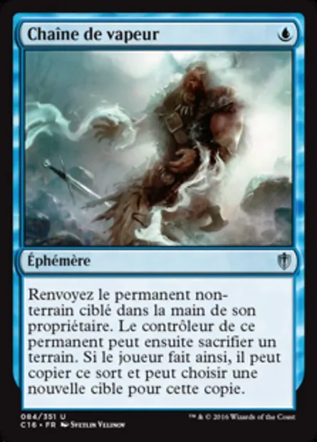 Chaîne de vapeur, carte Magic C16 84 — extension Commander 2016