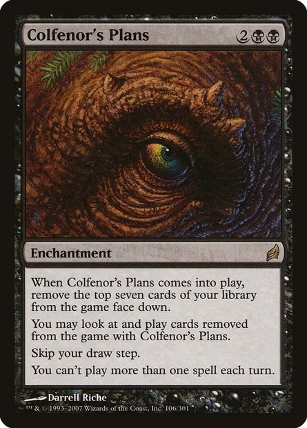 Colfenor's Plans, Magic card LRW 106 — Lorwyn set