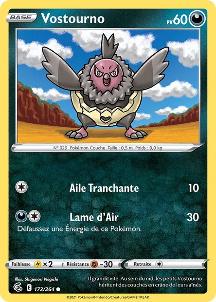 Vostourno, carte Pokémon FST 172 — extension Poing de Fusion
