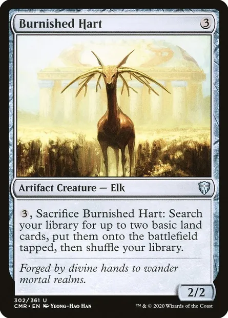 Burnished Hart, Magic card CMR 302 — Commander Legends set