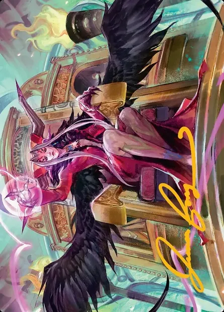 Sorceress's Schemes // Sorceress's Schemes, carte Magic AFIN 9 — extension Final Fantasy Art Series