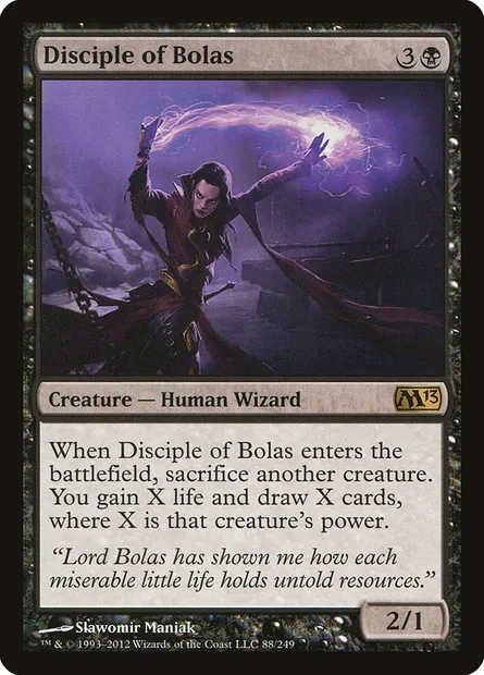 Disciple of Bolas, Magic card M13 88 — Magic 2013 set