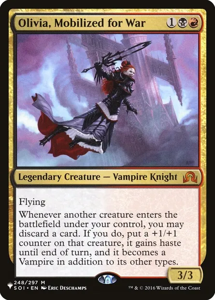 Olivia, Mobilized for War, Magic card PLST SOI-248 — The List set