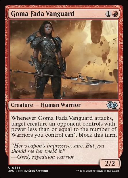Goma Fada Vanguard, Magic card J25 561 — Foundations Jumpstart set