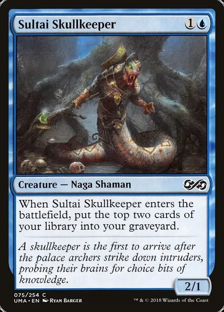 Sultai Skullkeeper, Magic card UMA 75 — Ultimate Masters set