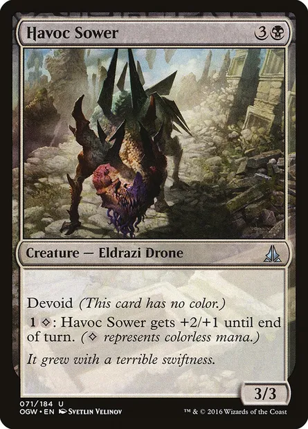 Havoc Sower, Magic card OGW 71 — Oath of the Gatewatch set
