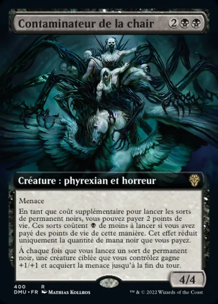 Contaminateur de la chair, carte Magic DMU 400 — extension Dominaria Uni