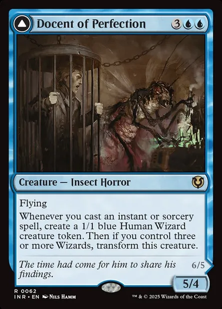 Docent of Perfection // Final Iteration, Magic card INR 62 — Innistrad Remastered set