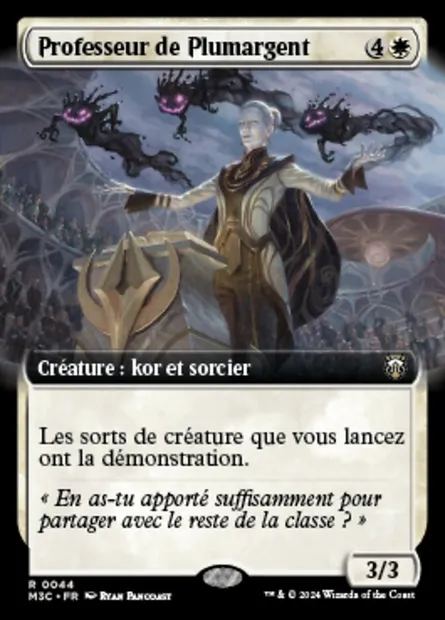 Professeur de Plumargent, carte Magic M3C 44 — extension Modern Horizons 3 Commander