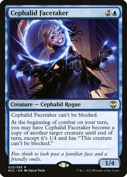 Cephalid Facetaker, Magic card NCC 23 — New Capenna Commander set