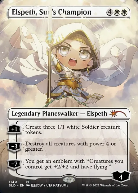 Elspeth, Sun's Champion, Magic card SLD 1140 — Secret Lair Drop set