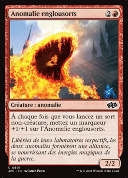 Anomalie englousorts, carte Magic J25 601 — extension Foundations Jumpstart