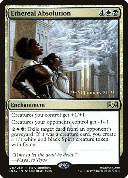 Ethereal Absolution, Magic card PRNA 170s — Ravnica Allegiance Promos set