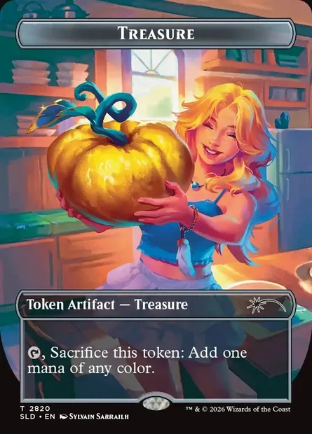 Treasure, carte Magic SLD 2820 — extension Secret Lair Drop